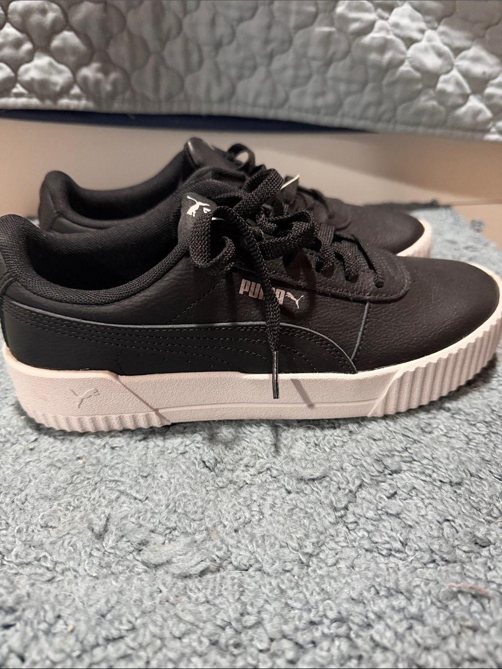 Puma Women's Black and White Sneakers NEW